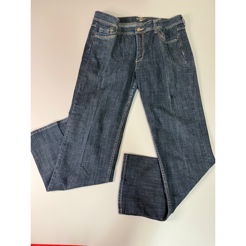 Vintage Y2K Riders by Lee Dark Wash Straight Leg Jeans Womens 31x30.5